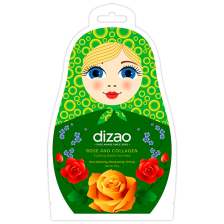 Comprar Dizao Rose and Collagen Clarifying Bubble Face Mask