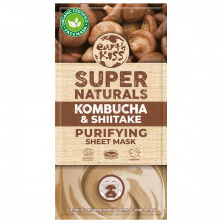 Comprar  Earth Kiss Mascarilla Kombucha y Hoja Shitake